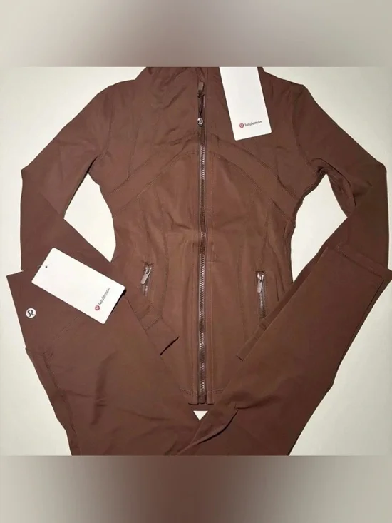 Lululemon Brown Long Sleeve Athletic Set - Picture 2 of 2